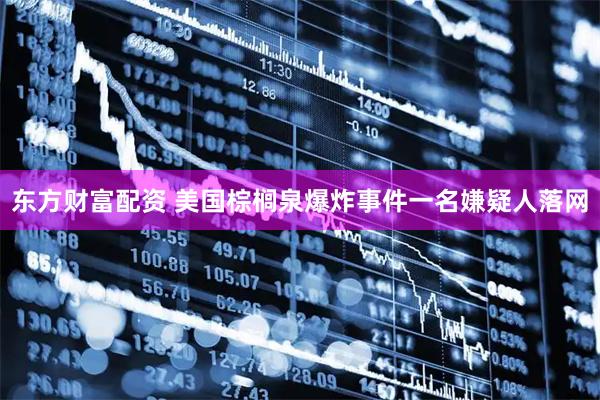 东方财富配资 美国棕榈泉爆炸事件一名嫌疑人落网