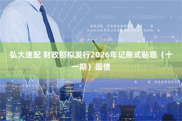 弘大速配 财政部拟发行2026年记账式贴现（十一期）国债
